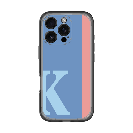 Slim Protection Premium Case［ オリジナル - initial color line - K blue ］