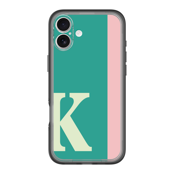 Slim Protection Premium Case［ オリジナル - initial color line - K green ］