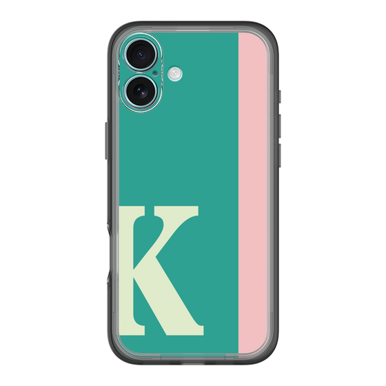 Slim Protection Premium Case［ オリジナル - initial color line - K green ］