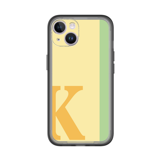 Slim Protection Premium Case［ オリジナル - initial color line - K yellow ］