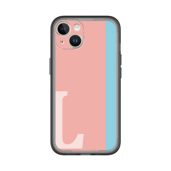 Slim Protection Premium Case［ オリジナル - initial color line - L pink ］
