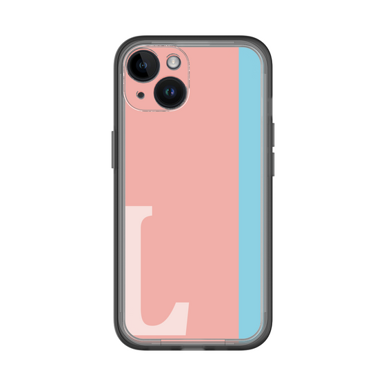 Slim Protection Premium Case［ オリジナル - initial color line - L pink ］