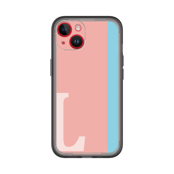 Slim Protection Premium Case［ オリジナル - initial color line - L pink ］