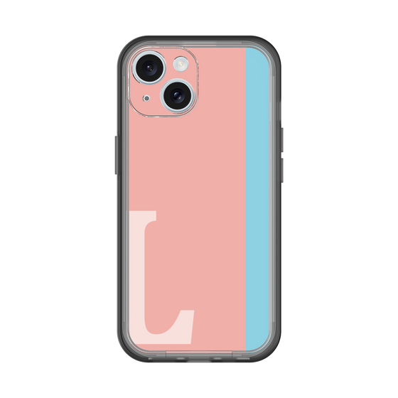 Slim Protection Premium Case［ オリジナル - initial color line - L pink ］