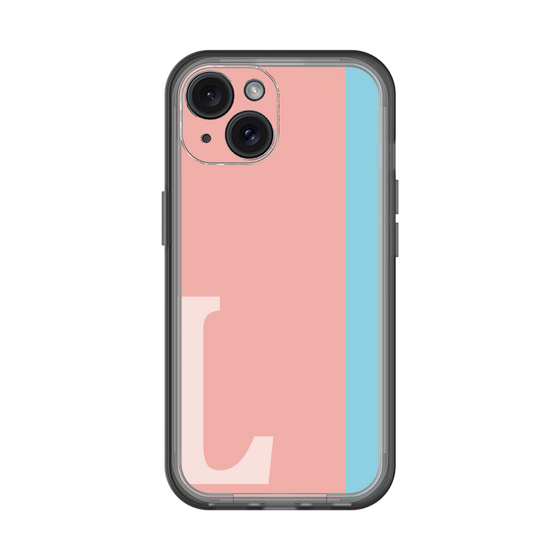 Slim Protection Premium Case［ オリジナル - initial color line - L pink ］