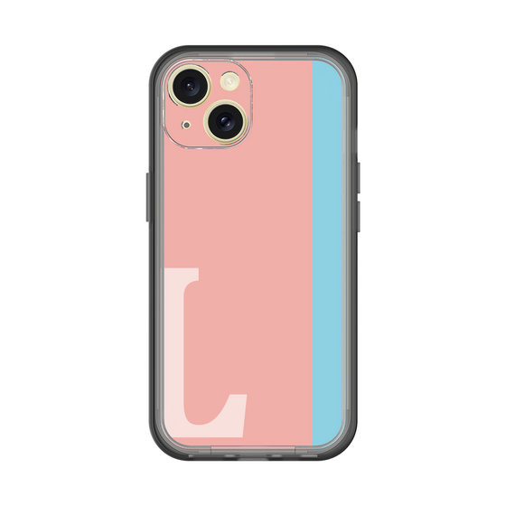 Slim Protection Premium Case［ オリジナル - initial color line - L pink ］