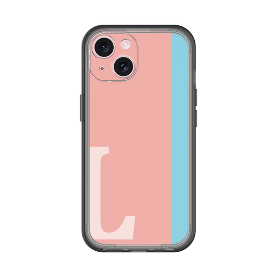 Slim Protection Premium Case［ オリジナル - initial color line - L pink ］