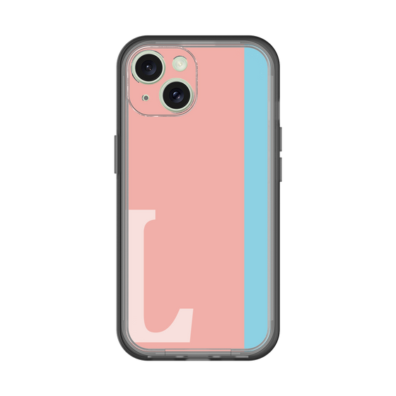 Slim Protection Premium Case［ オリジナル - initial color line - L pink ］