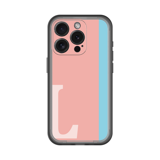 Slim Protection Premium Case［ オリジナル - initial color line - L pink ］