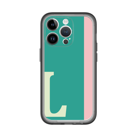 Slim Protection Premium Case［ オリジナル - initial color line - L green ］