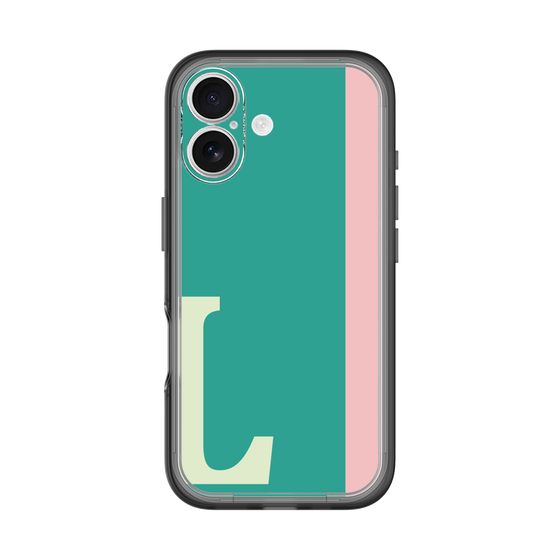 Slim Protection Premium Case［ オリジナル - initial color line - L green ］