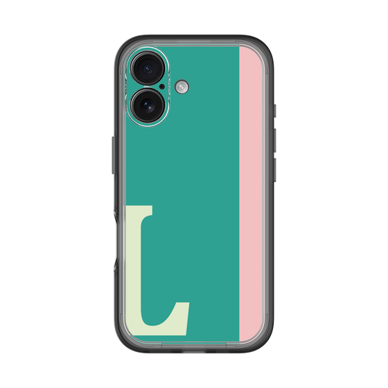 Slim Protection Premium Case［ オリジナル - initial color line - L green ］