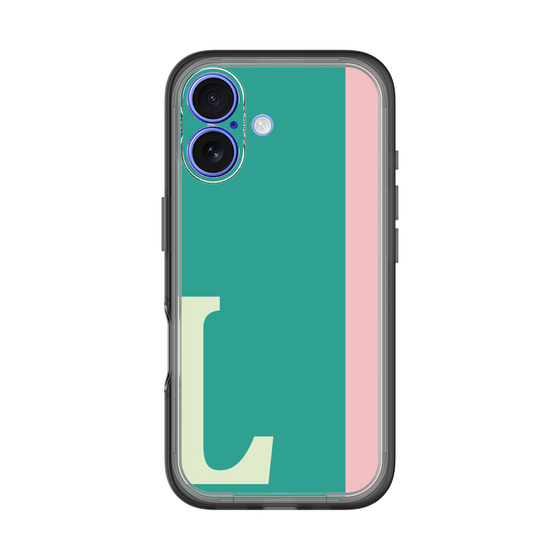 Slim Protection Premium Case［ オリジナル - initial color line - L green ］
