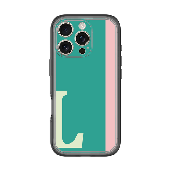 Slim Protection Premium Case［ オリジナル - initial color line - L green ］