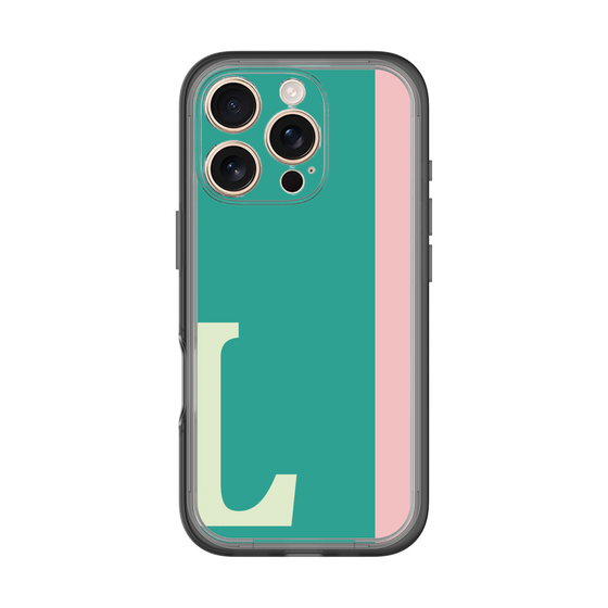 Slim Protection Premium Case［ オリジナル - initial color line - L green ］