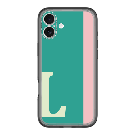 Slim Protection Premium Case［ オリジナル - initial color line - L green ］