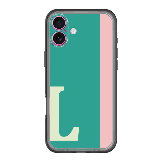 Slim Protection Premium Case［ オリジナル - initial color line - L green ］