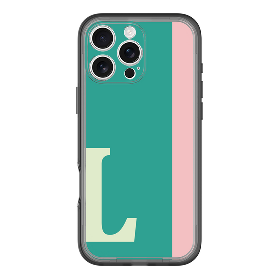 Slim Protection Premium Case［ オリジナル - initial color line - L green ］