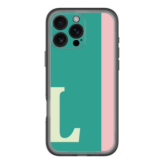Slim Protection Premium Case［ オリジナル - initial color line - L green ］