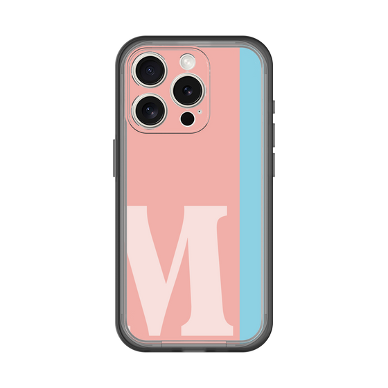 Slim Protection Premium Case［ オリジナル - initial color line - M pink ］