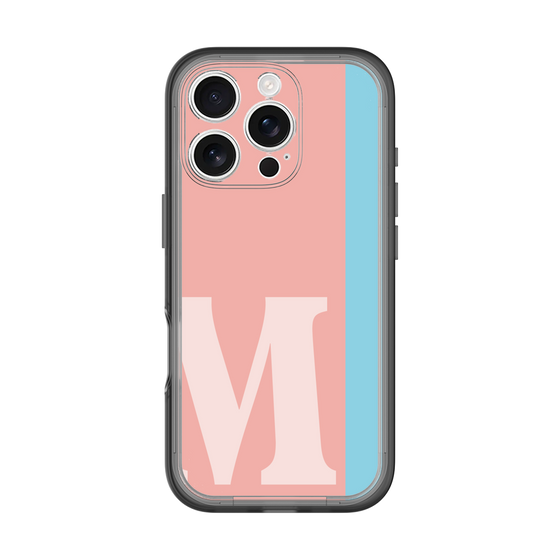 Slim Protection Premium Case［ オリジナル - initial color line - M pink ］