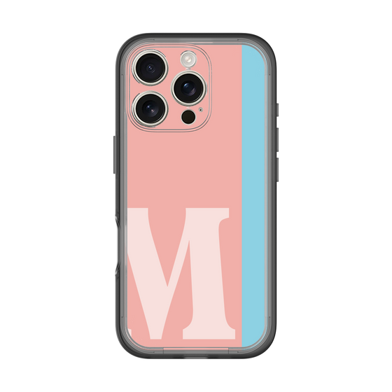 Slim Protection Premium Case［ オリジナル - initial color line - M pink ］
