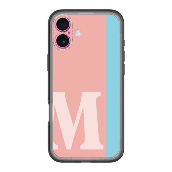 Slim Protection Premium Case［ オリジナル - initial color line - M pink ］