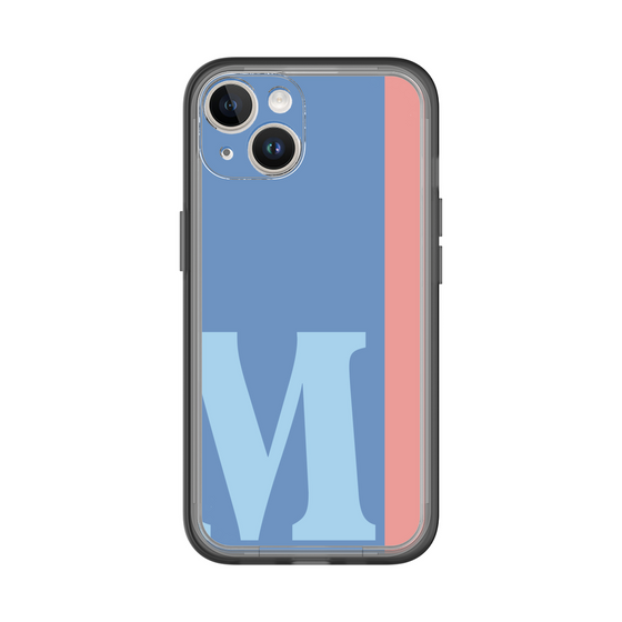 Slim Protection Premium Case［ オリジナル - initial color line - M blue ］