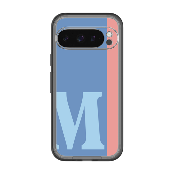 Slim Protection Premium Case［ オリジナル - initial color line - M blue ］