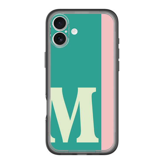 Slim Protection Premium Case［ オリジナル - initial color line - M green ］