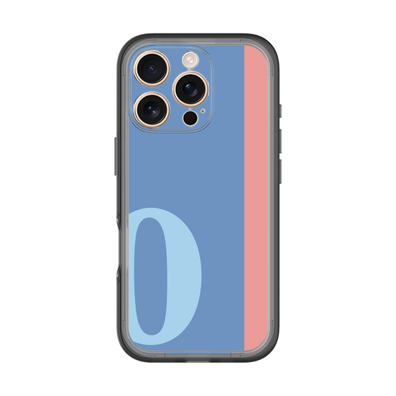 Slim Protection Premium Case［ オリジナル - initial color line - O blue ］