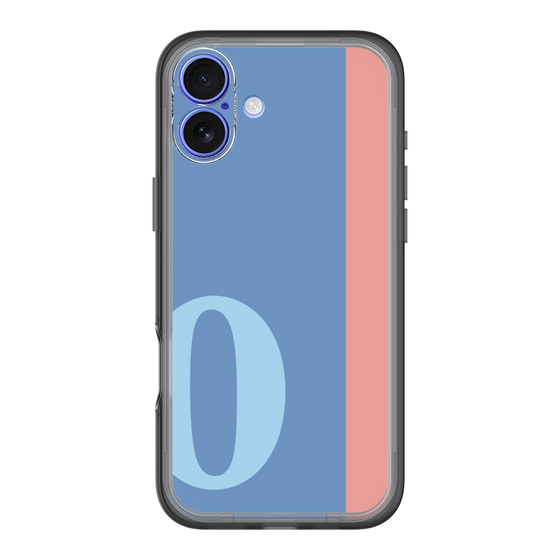 Slim Protection Premium Case［ オリジナル - initial color line - O blue ］