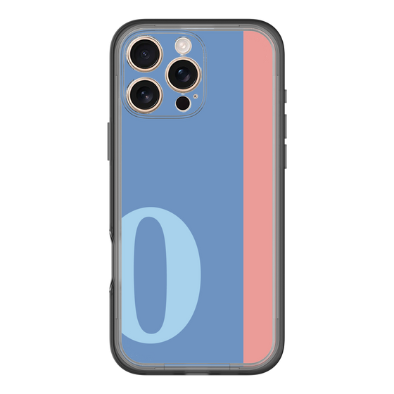 Slim Protection Premium Case［ オリジナル - initial color line - O blue ］
