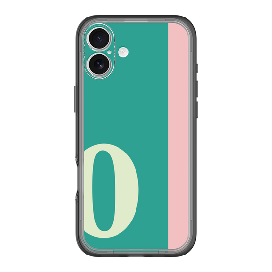 Slim Protection Premium Case［ オリジナル - initial color line - O green ］