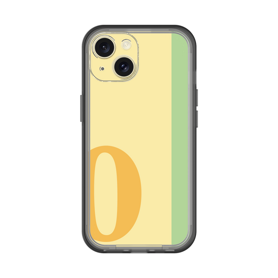 Slim Protection Premium Case［ オリジナル - initial color line - O yellow ］
