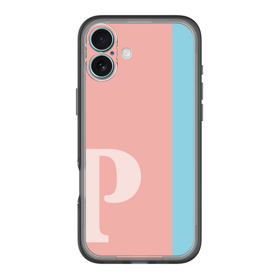 Slim Protection Premium Case［ オリジナル - initial color line - P pink ］