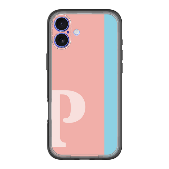 Slim Protection Premium Case［ オリジナル - initial color line - P pink ］