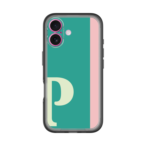Slim Protection Premium Case［ オリジナル - initial color line - P green ］