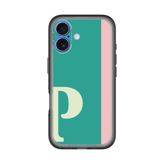 Slim Protection Premium Case［ オリジナル - initial color line - P green ］