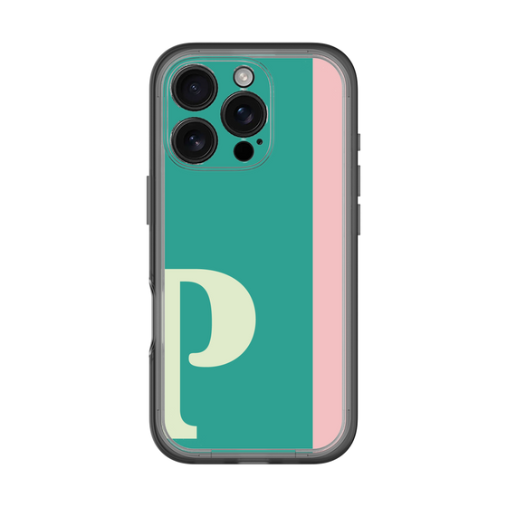 Slim Protection Premium Case［ オリジナル - initial color line - P green ］