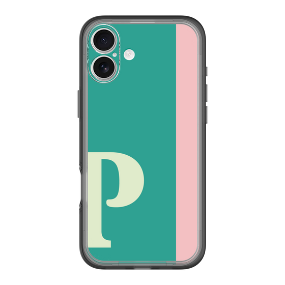 Slim Protection Premium Case［ オリジナル - initial color line - P green ］