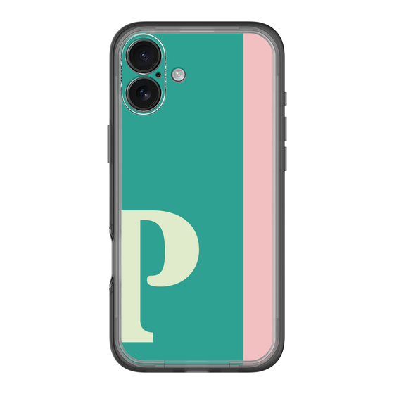 Slim Protection Premium Case［ オリジナル - initial color line - P green ］