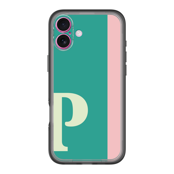 Slim Protection Premium Case［ オリジナル - initial color line - P green ］