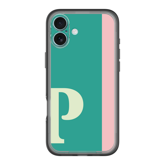 Slim Protection Premium Case［ オリジナル - initial color line - P green ］