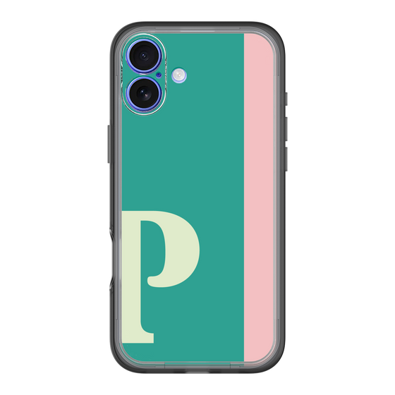 Slim Protection Premium Case［ オリジナル - initial color line - P green ］