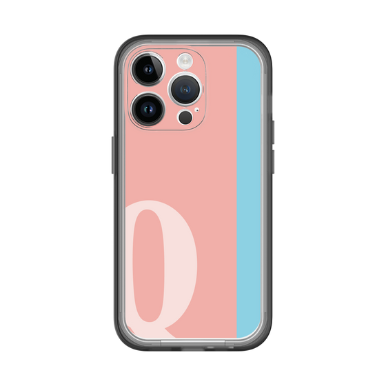 Slim Protection Premium Case［ オリジナル - initial color line - Q pink ］