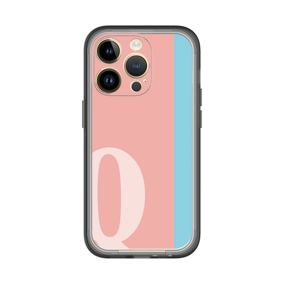 Slim Protection Premium Case［ オリジナル - initial color line - Q pink ］