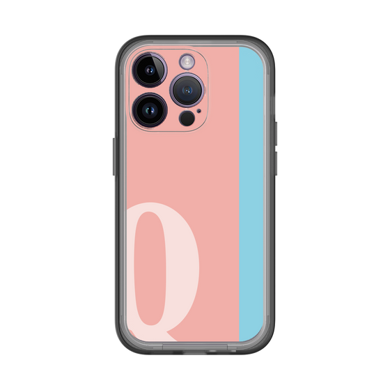 Slim Protection Premium Case［ オリジナル - initial color line - Q pink ］