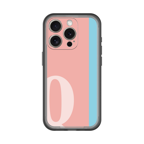 Slim Protection Premium Case［ オリジナル - initial color line - Q pink ］