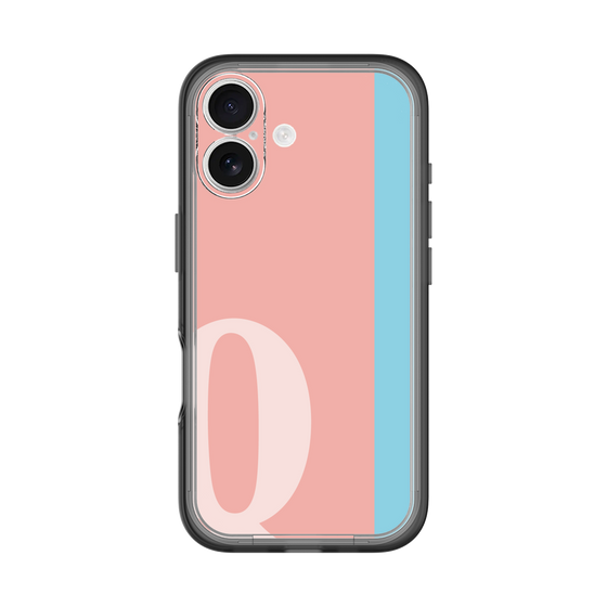 Slim Protection Premium Case［ オリジナル - initial color line - Q pink ］